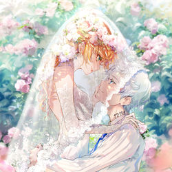 This is a pixiv picture whose title is 約束.