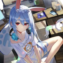 This is a pixiv picture whose title is Tシャツぺこら.