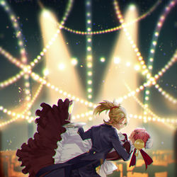 This is a pixiv picture whose title is 一瞬.