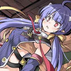 This is a pixiv picture whose title is ラヴィちゃんの服の隙間に手を突っ込みたい.
