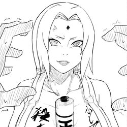 This is a pixiv picture whose title is 綱手.
