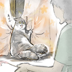 This is a pixiv picture whose title is 猫又たちいろいろ.