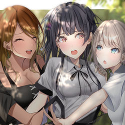 This is a pixiv picture whose title is 😄💦❓.