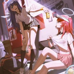 This is a pixiv picture whose title is 半分を分けてやる.