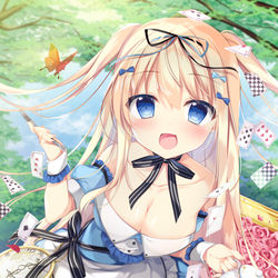 This is a pixiv picture whose title is 不思議の国のアリス.