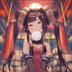 This is a pixiv picture whose title is 肉まん.