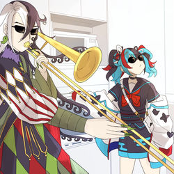 This is a pixiv picture whose title is ママがいないとき.
