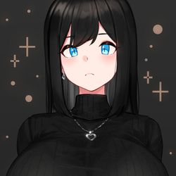 This is a pixiv picture whose title is 🖤.