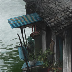 This is a pixiv picture whose title is B站直播示范.