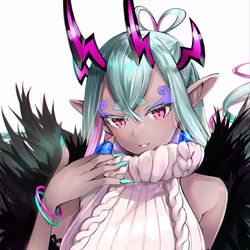 This is a pixiv picture whose title is 伊吹童子.