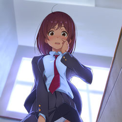 This is a pixiv picture whose title is 階段.