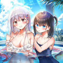 This is a pixiv picture whose title is 🏝️.