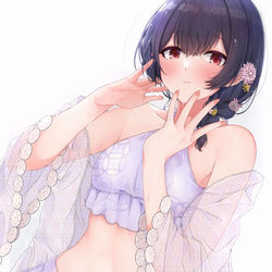 This is a pixiv picture whose title is 水着凛世.