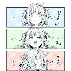 This is a pixiv picture whose title is くしゃみぐらちゃん.