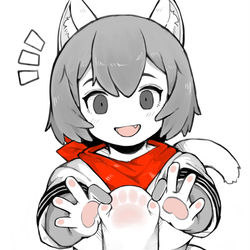This is a pixiv picture whose title is 🐾🧦.