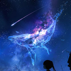 This is a pixiv picture whose title is ☆.