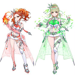 This is a pixiv picture whose title is まりなす(仮)進化衣装.