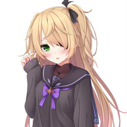 This is a pixiv picture whose title is セーラー服フィッシュルちゃん.