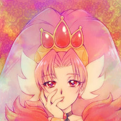 This is a pixiv picture whose title is キュアスカーレット生誕祭.