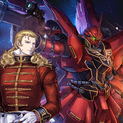 This is a pixiv picture whose title is 大佐／シナンジュ.