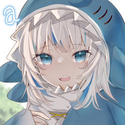 This is a pixiv picture whose title is Gawr Gura.