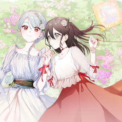 This is a pixiv picture whose title is The unicorn loves lonely girls..
