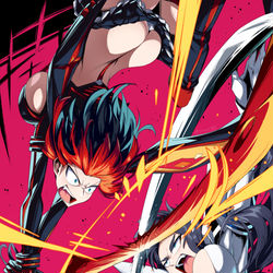 This is a pixiv picture whose title is VS.