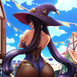 This is a pixiv picture whose title is Mona.