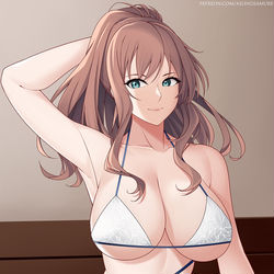 This is a pixiv picture whose title is Saratoga (Kancolle).