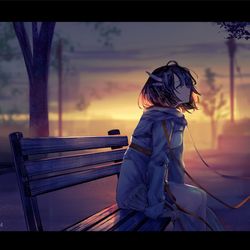 This is a pixiv picture whose title is MVイラスト「ツキアカリのミチシルベ / カスカ」.