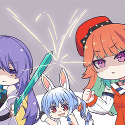 This is a pixiv picture whose title is Peko-Harem.
