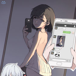 This is a pixiv picture whose title is 听说你失眠了？.