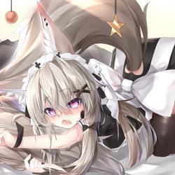 This is a pixiv picture whose title is 埃莉卡伸懒腰-表版.