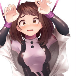 This is a pixiv picture whose title is 麗日お茶子ちゃん.