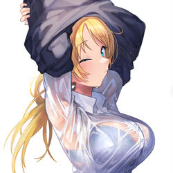 This is a pixiv picture whose title is 濡れめぐパイ.