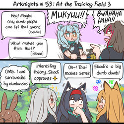 This is a pixiv picture whose title is Arknights #53.
