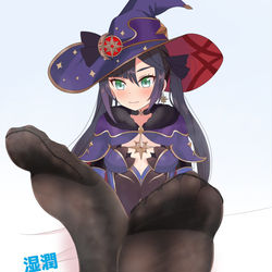 This is a pixiv picture whose title is モナの湿潤タイツ.