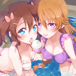 This is a pixiv picture whose title is 🐑遥ちゃんも彼方ちゃんと一緒に合宿行こ♪.