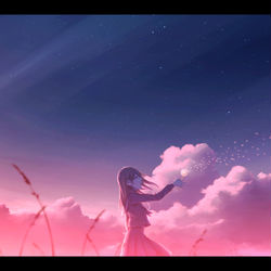 This is a pixiv picture whose title is 黎明より.