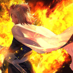 This is a pixiv picture whose title is 煉獄さん.