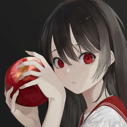 This is a pixiv picture whose title is リンゴ.