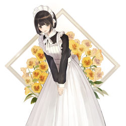 This is a pixiv picture whose title is エアコミケ2　新刊「Parlour Maid」.