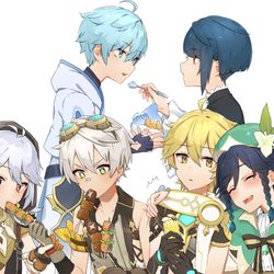 This is a pixiv picture whose title is げんしん.