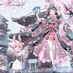 This is a pixiv picture whose title is 陰陽師：百闻牌.