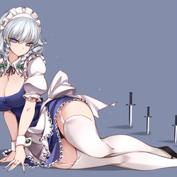 This is a pixiv picture whose title is 十六夜.