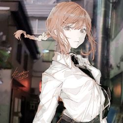 This is a pixiv picture whose title is マキマさん.