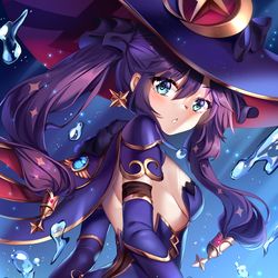 This is a pixiv picture whose title is Genshin Impact - Mona.