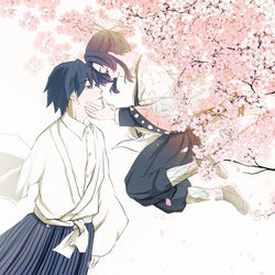 This is a pixiv picture whose title is 花咲く.