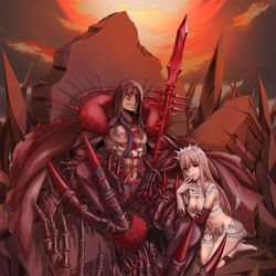 This is a pixiv picture whose title is 狂王.