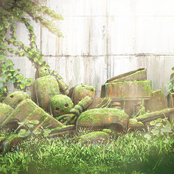 This is a pixiv picture whose title is 世界滅亡ダイアリー○○日目.